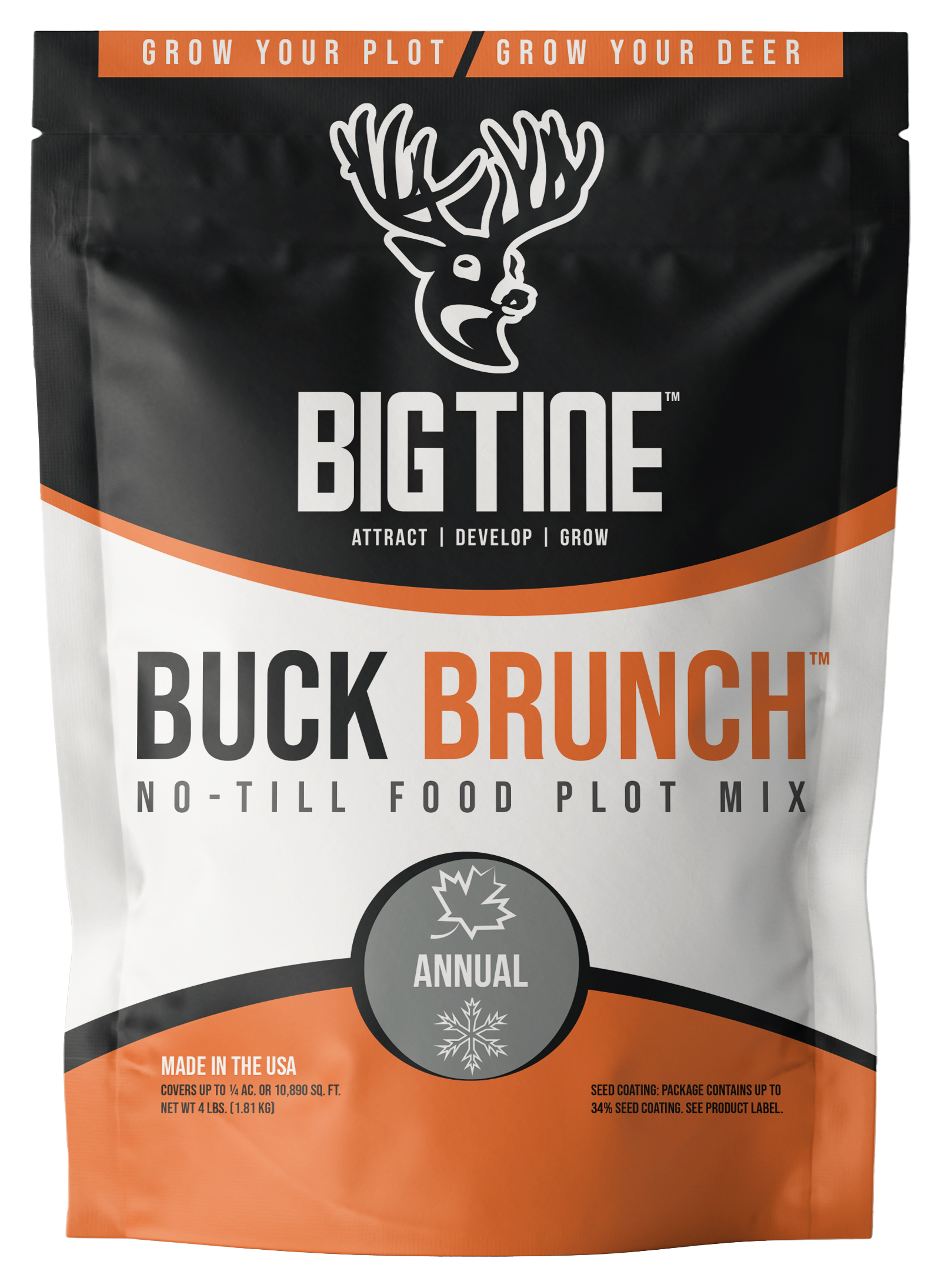 Big Tine Buck Brunch No-Till Food Plot Mix Seed | Bass Pro Shops